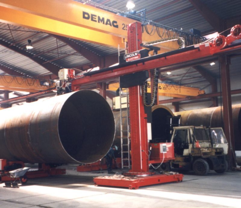 Welding manipulator ZA, ZX, ZB, ZP, UD, UE, UF