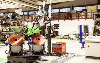 Impianti per la saldatura di ruote per macchine industriali