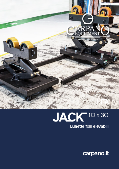 JACK 10 e 30 Catalogo JACK 10 e 30 Catalogo