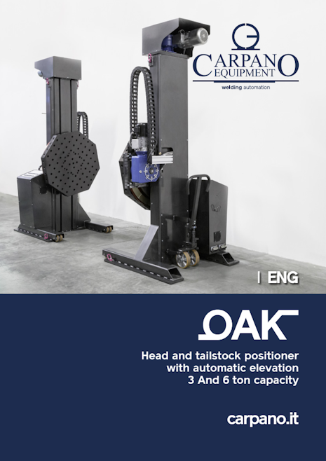 head and tailstock welding positioner OAK
